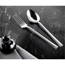 Falez Sadem 30 Parça Çatal Kaşık Takımı Gri