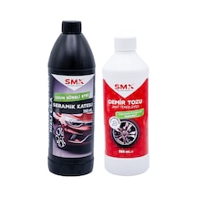 Seramik Katkılı Hızlı Ve Pratik Cila 750ml. + Demir Tozu & Jant Temizleyici 500 Ml