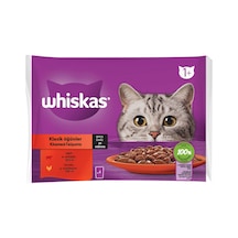 Whiskas Etli Seçim Poşet Yaş Mama 4 X 85 G - 6 Adet Tarı