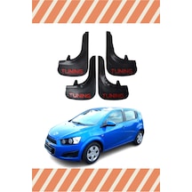 Chevrolet Aveo Hb 2011 Ve Sonrası Tunıng Yazılı 4'Lü Tozluk Çamur