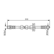 Bosch 1987481157 Fren Hortumu Ön 510.00 Mm