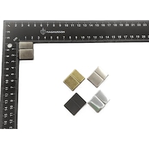 5x20 Mm Deri Bileklik Kiliti Mıknatıslı Kilit 40 Adet 5 X 20 Mm / Füme
