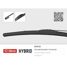 Silecek - 39 - Süpürgesi Hybrıd Tip 530mm - Novapazr - Universal