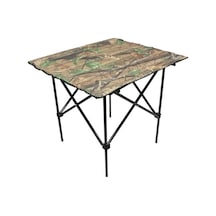 Captain Katlanır Ahşap Balıkçı Kamp Masası 65x73x64cm Çok Renkli