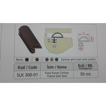 50 Metre Silikonlu Iç Kapı Fitili - Contası, 294800682