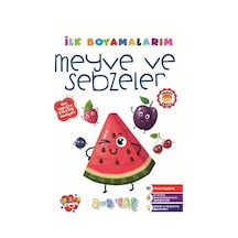 İlk Boyamalarım - Meyve Vesebzeler