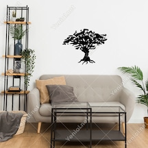 Köklü Yaşlı Geniş Uzun Yaşamı Ağaç Duvar Stickerı (406985359)