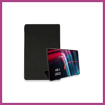 Gees Global Apple Uyumlu iPad Air 5 2022 Kılıf Tablet Smart Kılıf - Siyah Gbzs