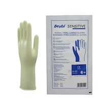Beybi Sensitive 23.02040 Pudralı Steril Cerrahi Eldiven No: 6.5 50'li