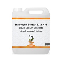 Sıvı Sodyum Benzoat E211 5 Litre %33lük