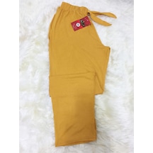 Cepli Viskon Kadın Pijama Altı R6 Sarı