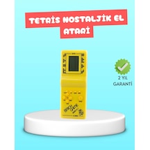 Mey İthalat Taşınabilir El Aterisi Gameboy - Klasik Tetris Oyunu, Pil İle Çalışan Mini El Konsolu