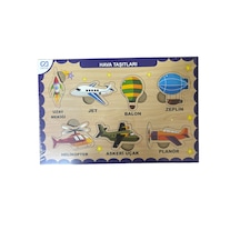 Ca Ahşap Puzzle Hava Taşıtları