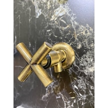 İsaoğlu Yapı Premium Antik Gold Taharet Musluğu Gold Altın
