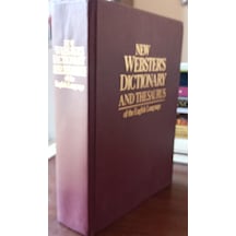 New Webster'S Dictionary And Thesaurus