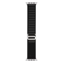 Watch Ultra 49mm Ardx Band-74 Hasır Kordon-siyah-gri