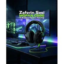 Mofan G886 Usb Rgb 7.1 Surround Over-ear Mikrofonlu Gaming Kulaklık Siyah