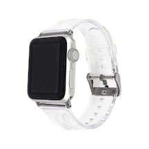 Watch Ultra 49mm Kordon Krd-13 Şeffaf Uyumlu Strap Kayış Omsy- Renksiz