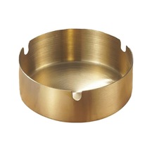 Çelik Gold 8 Cm Kafe Restaurant Lokanta Yuvarlak Kül Tablası Küllük Mt174sr