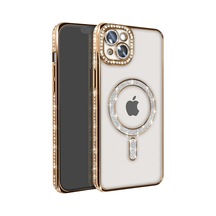 İphone 15 Kılıf Joke Simli Magneticsafe Kılıf -