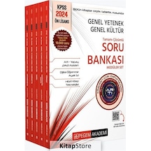 2024 KPSS Genel Yetenek Genel Kültür Önlisans Tamamı Çözümlü Soru Bankası Modüler Set- Pegem Akademi Yayıncılık