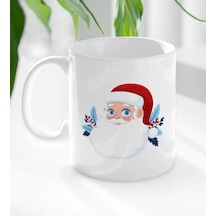 Bk Gift Noel Baba Tasarımlı Beyaz Kupa Bardak-5
