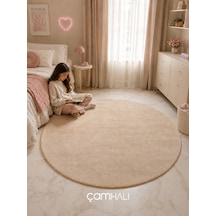 Eko Halı Zen 01 Beige Daire Hav Toz Vermez Yumuşak Dokulu Salon Halısı Oturma Odası Halısı Yatak Odası Halısı Çocuk Odası Halısı Koridor Halısı Mutfak Halısı Modern Makine Halısı Bej