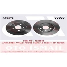 TRW DF4372 FREN DİSKİ ARKA CMAX  07- CMAX  03- FOCUS II 04- 15-16