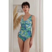 Lapıeno Taşlı Kruvaze Tankini 4502 Çok Renkli