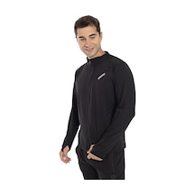 Erkek Dalgıç Parmaklıklı Spor Sweat Siyah Erkek Dalgıç Parmaklıklı Spor Sweat Siyah