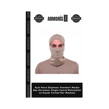 Armoris Açık Hava Ekipmanı Standart Maske Baş Koruması Single Sword Motosiklet Ve Kayak Termal Kar Maskesi Çok Renkli