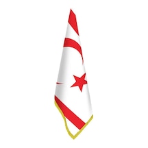 Kuzey Kıbrıs Türk Cumhuriyeti Bayrak - Ofis-makam-toplantı Odaları - Saçaklı Makam Bayrağı 1
