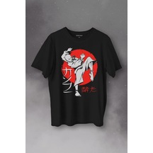 Kung Fu Uzak Doğu Spor Japonca Japanese Baskılı Tişört Unisex T-shirt 001