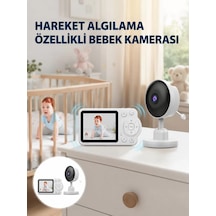 Yakınlaştırma Özellikli Gece Görüşlü Bebek İzleme Kamerası Yeni Nesil Mh-hs4758-6366 Diğer