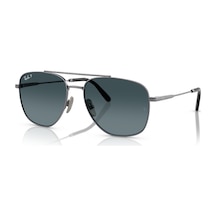 Rb 8097 165/s3 59 Ray-Ban Wıllıam Titanyum Polarize Güneş Gözlüğü Siyah