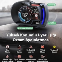 Ford Focus Mondeo Fiesta Courier İçin Odb Digital Ekran Hayalet Göstergesi Hız Basınç Yağ Durumu Arıza Gösterme