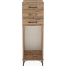 Arges Dolap 3 Çekmeceli 44x30x134 Çam-çam Çam