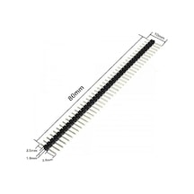 Koodmax 5 Adet 40 Pin 1x40 10mm Uzunluk 2.00mm 180 Derece Erkek - Erkek Pin Header