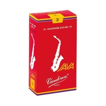 Vandoren Java Filed Red Cut Alto Saxophone Reeds No: 3 Alto Sakso