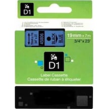Dymo 45806 Uyumlu Mavi-siyah D1 Yedek Şerit 19mm X 7m