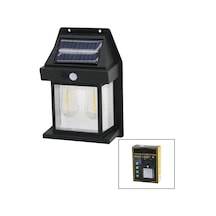 2 Lamba Solar - Sensörlü Aplik Duvar Lambası Dış Mekan 5.5v - 1w