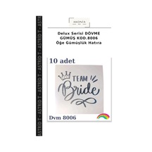 Delux Serisi Dövme Gümüş Kod.8006 Öğe Gümüşlük Hatıra