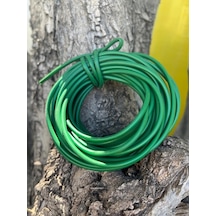 Aymen Çiçekçilik Fidan Bağlama İpi 10 Metre - 3 Mm Sera İpi Elastik Fide Bağlama Lastiği Bağ Da