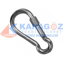 KROM EMNİYETLİ KARABİNA 6 MM