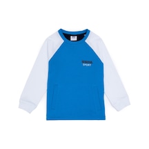 U.s. Polo Assn. Erkek Çocuk Saks Sweatshirt 50281477-vr045 Saks Mavi