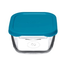 Snow Box Saklama Kabı 275 Cc Plastik Turkuaz Kapaklı