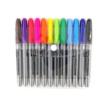 Kraf Permanent Marker 12 Renk N 615G