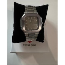 Swiss Plus Man Watch Premium Seri Model-6 Rs23146 Beige-silver Kol Saati Diğer