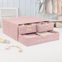 Baby 3 Bölmeli Çekmeci Düzenleyici Pembe