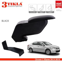 Citroen C-elysee Delmesiz Çelik Ayaklı Siyah Kolçak Kol Dayama